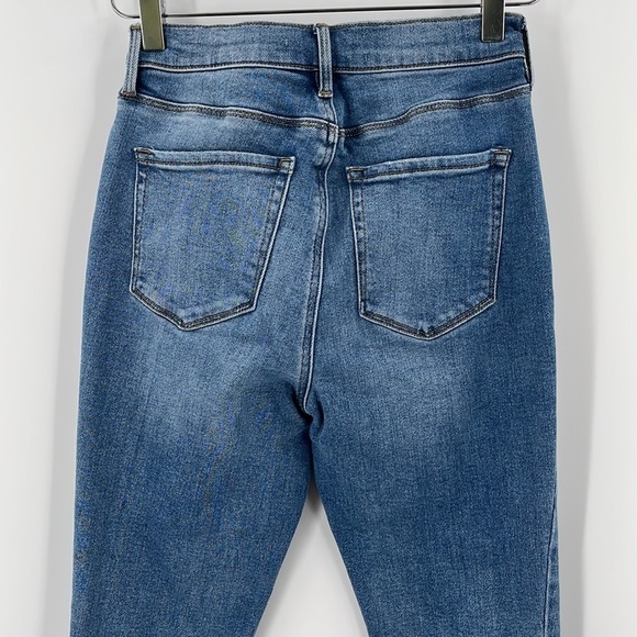 PACSUN Super High Rise Jegging Stretch Blue Denim Jeans 26 Tall 29" Inseam - Picture 6 of 9